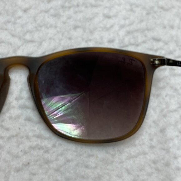 Ray-Ban RB4187 865/13 Chris Sunglasses Light Havana 54-18-145 - Picture 7 of 16